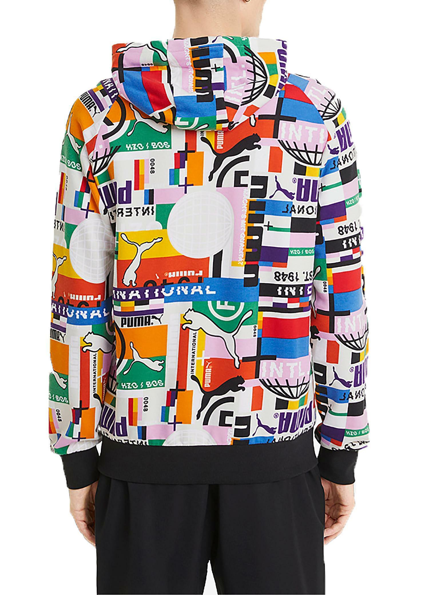 felpa puma cappuccio