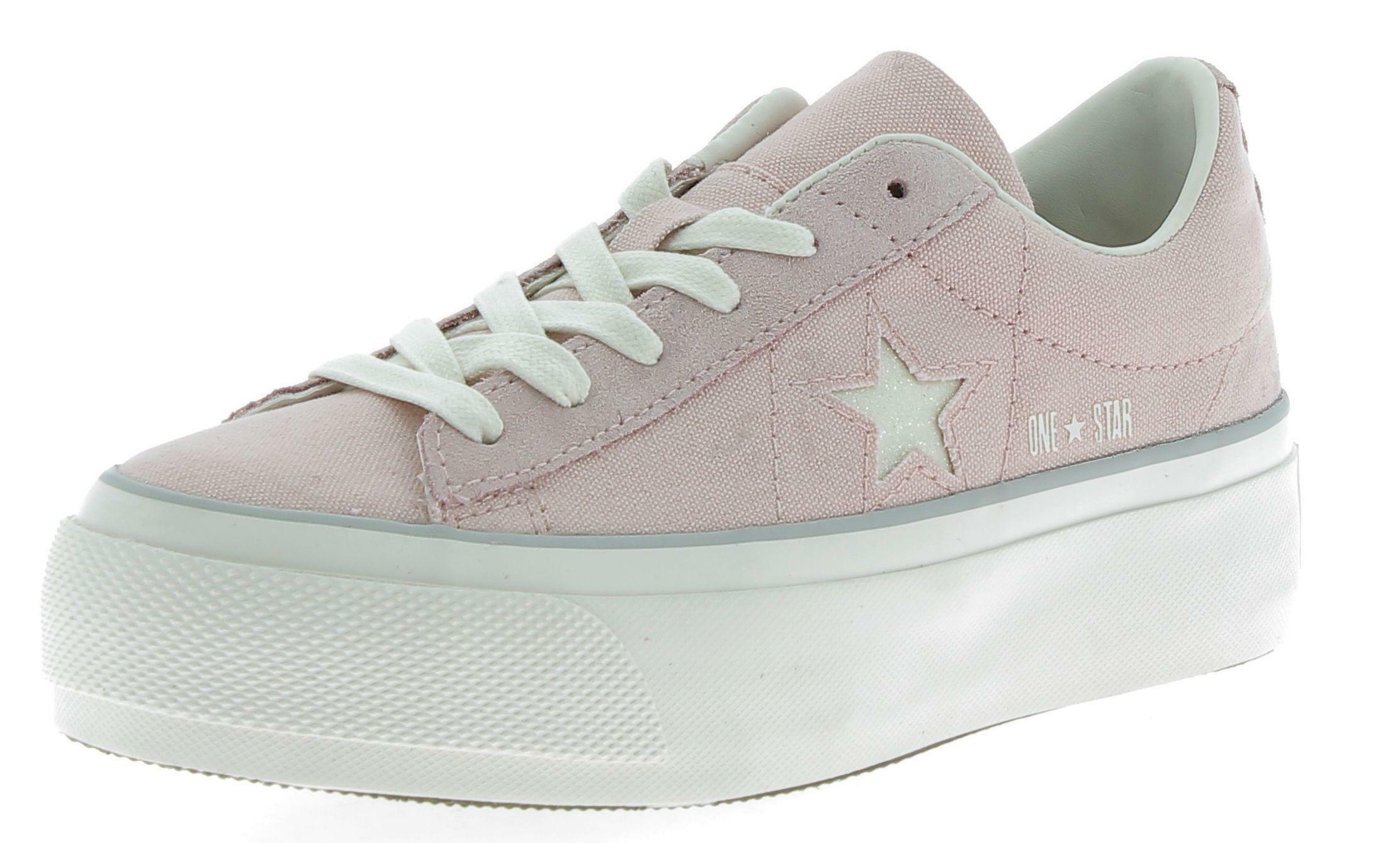 converse converse one star platform scarpe sportive donna rosa