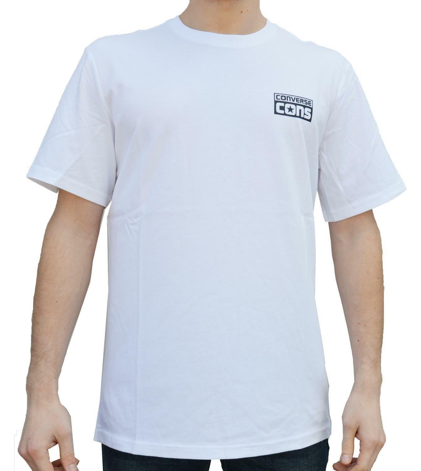 converse converse logo tee t-shirt uomo bianca 5693a02