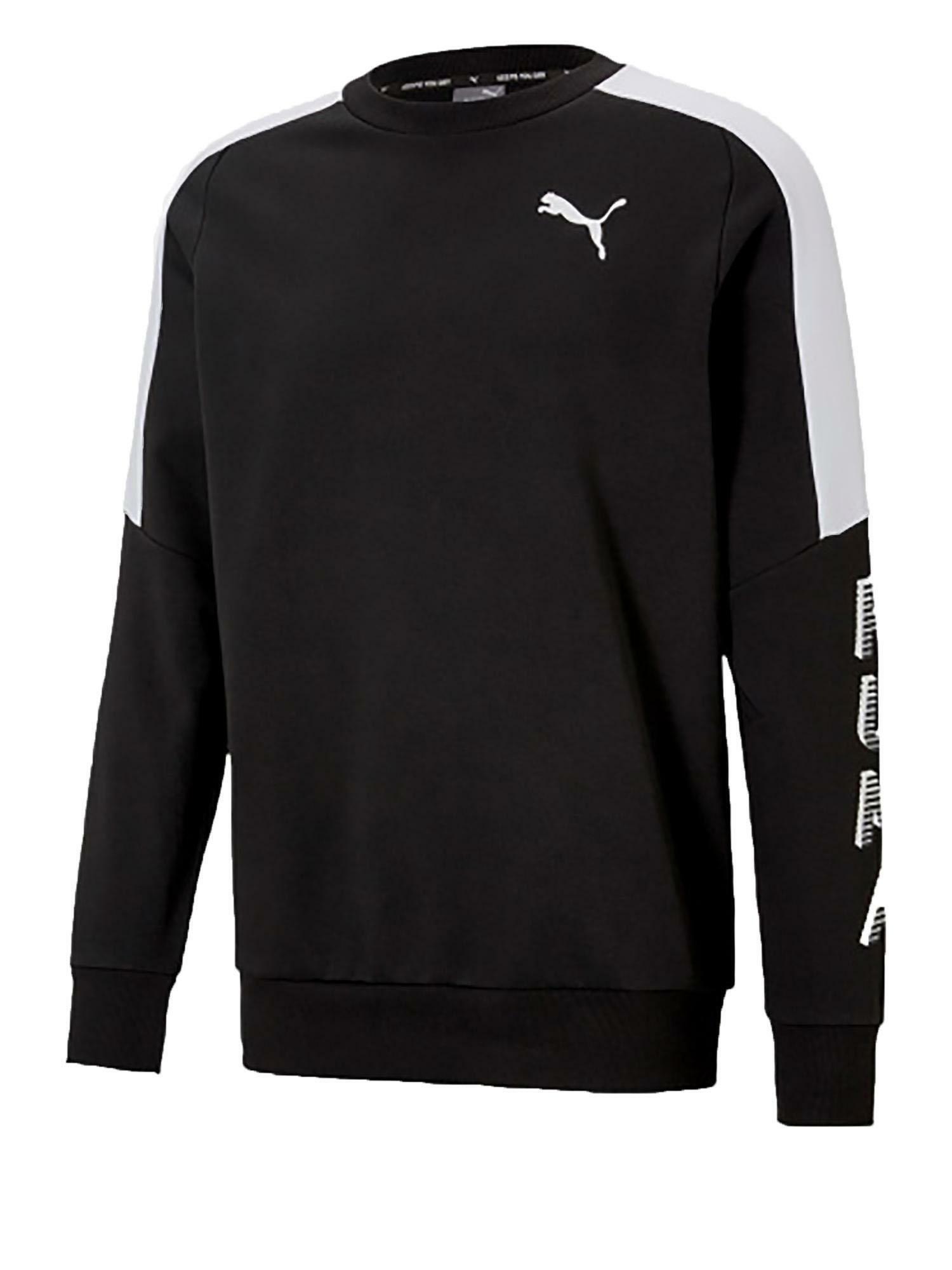felpa puma nera uomo