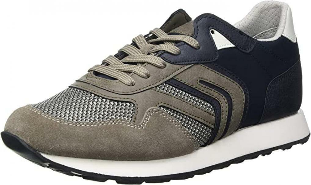 Vincit Tortora/Blu Navy | Sneakers Geox Uomo ⋆ The Old Beginners