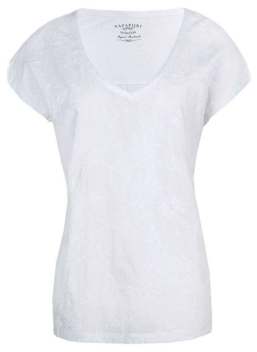 napapijri napapijri shalvina t-shirt donna bianca