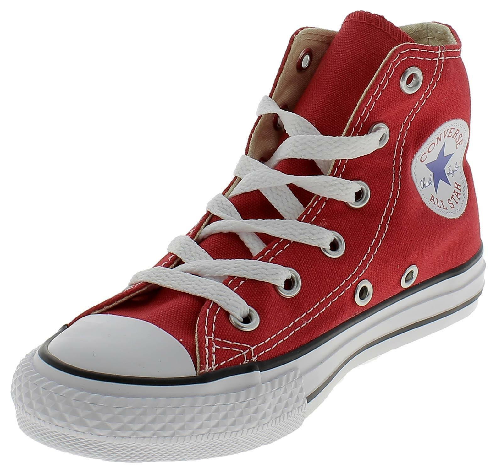 converse converse all star ct scarpe sneakers alte hi rosse red bambino 3j232c