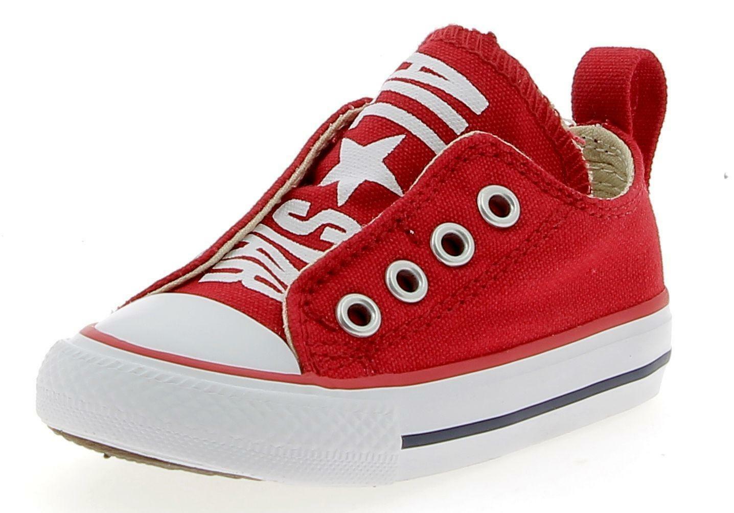 converse tennis bambino rosse