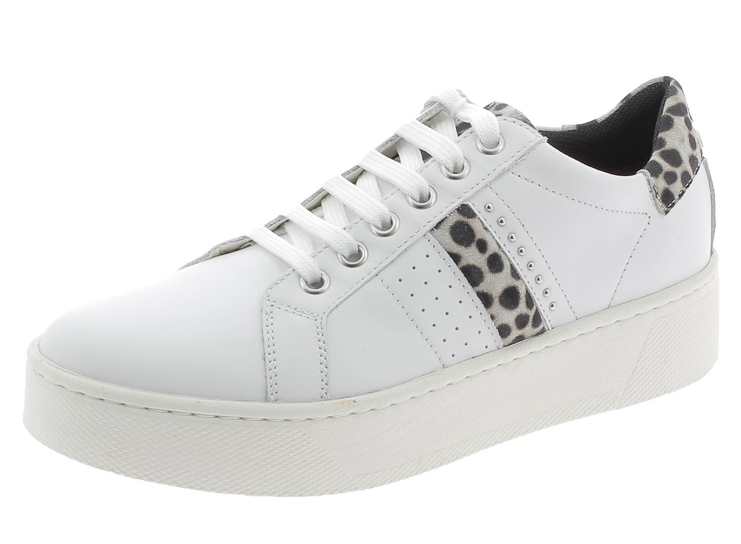 Geox scarpe sportive geox d skyely e d16qxe08507c1000 donna bianche