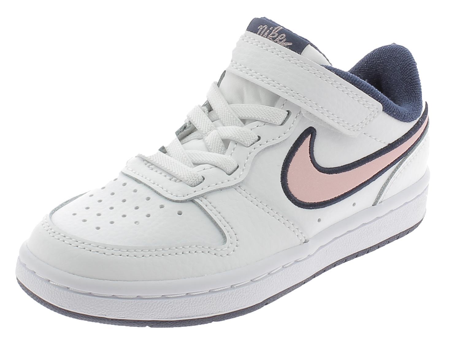 Nike scarpe sportive nike court borough low 2 db3093100 bambina bianche