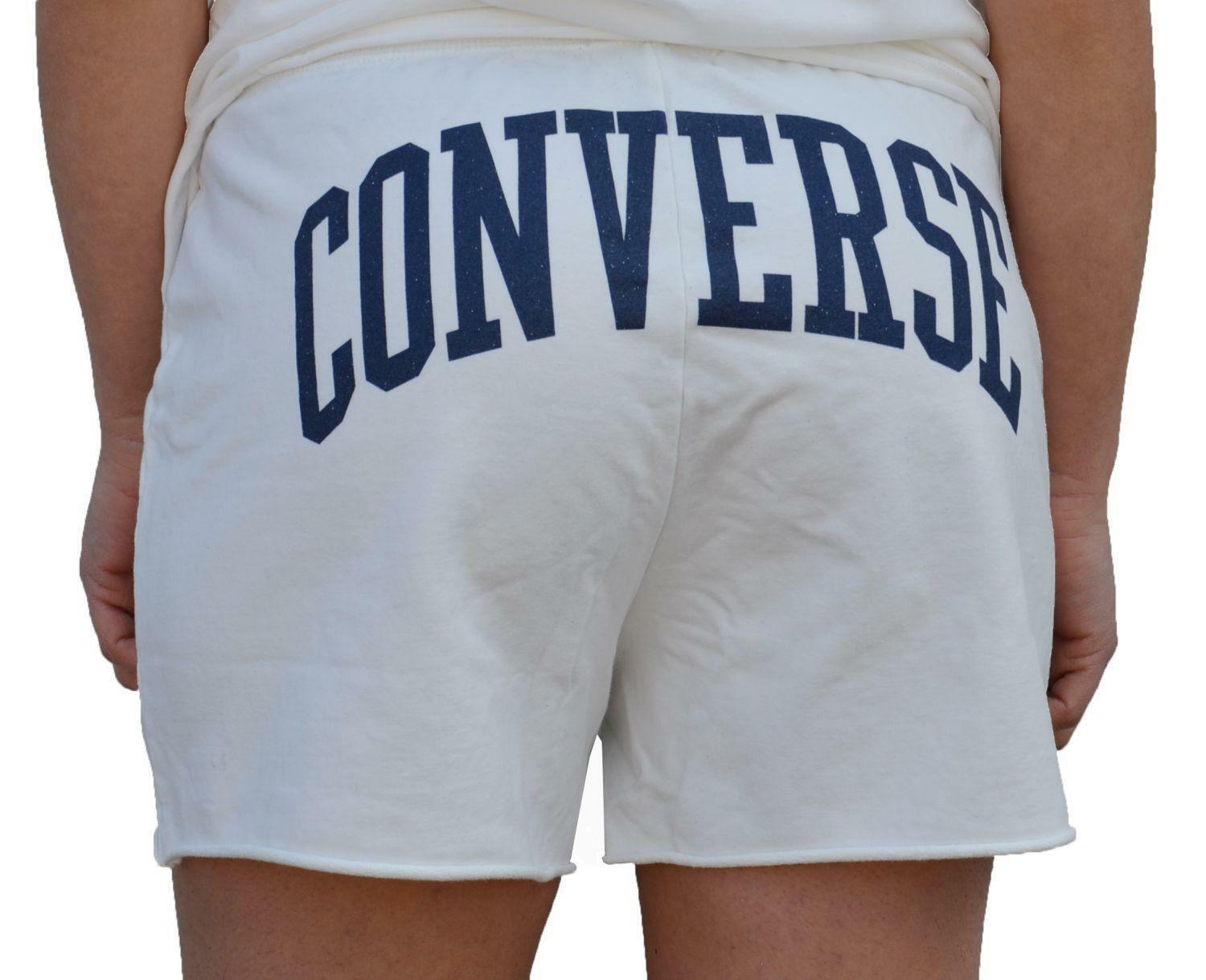 converse converse pantaloncini donna bianchi  7430a01