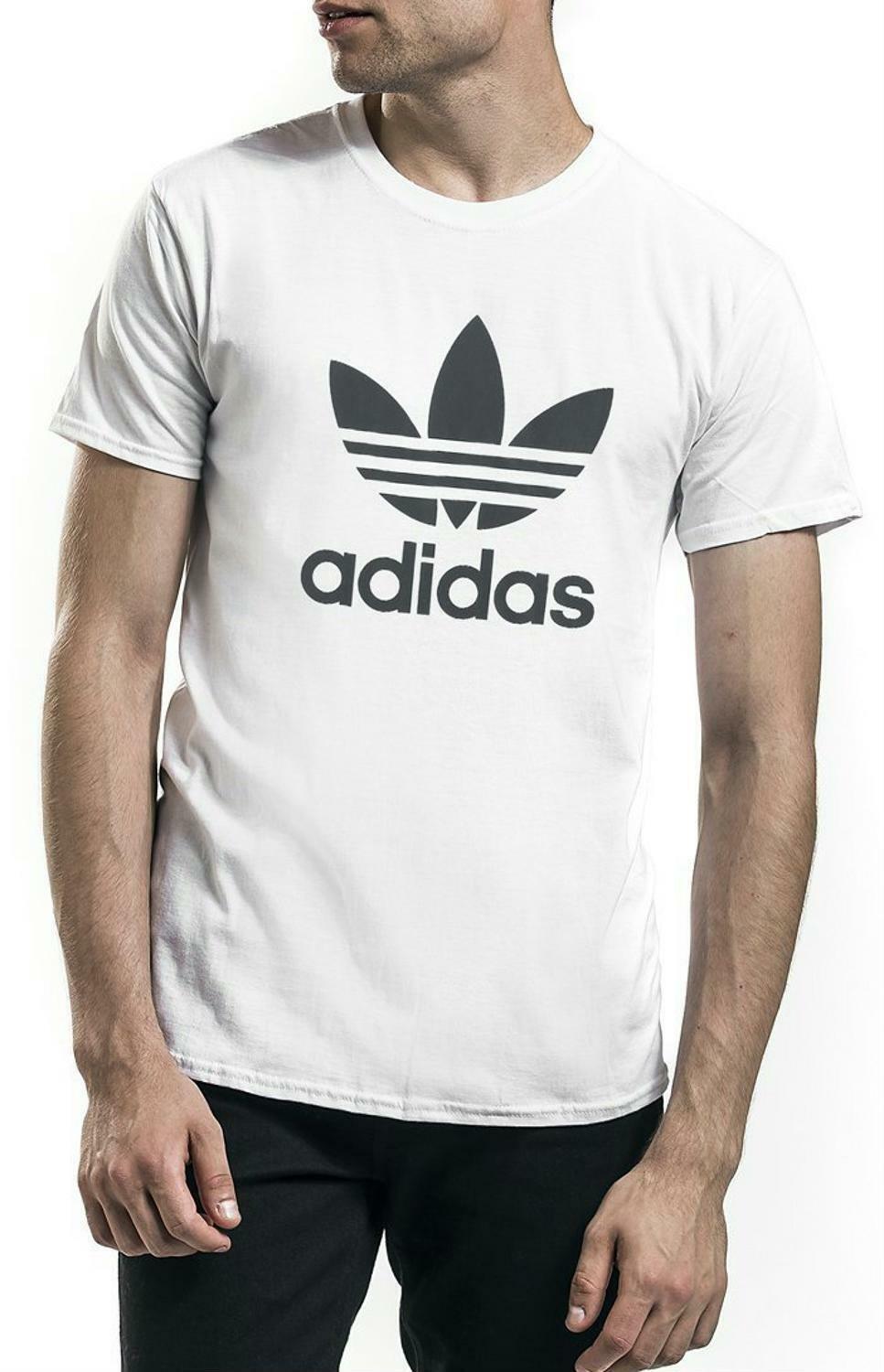adidas originals adidas originals trefoil t-shirt uomo bianca cw0710