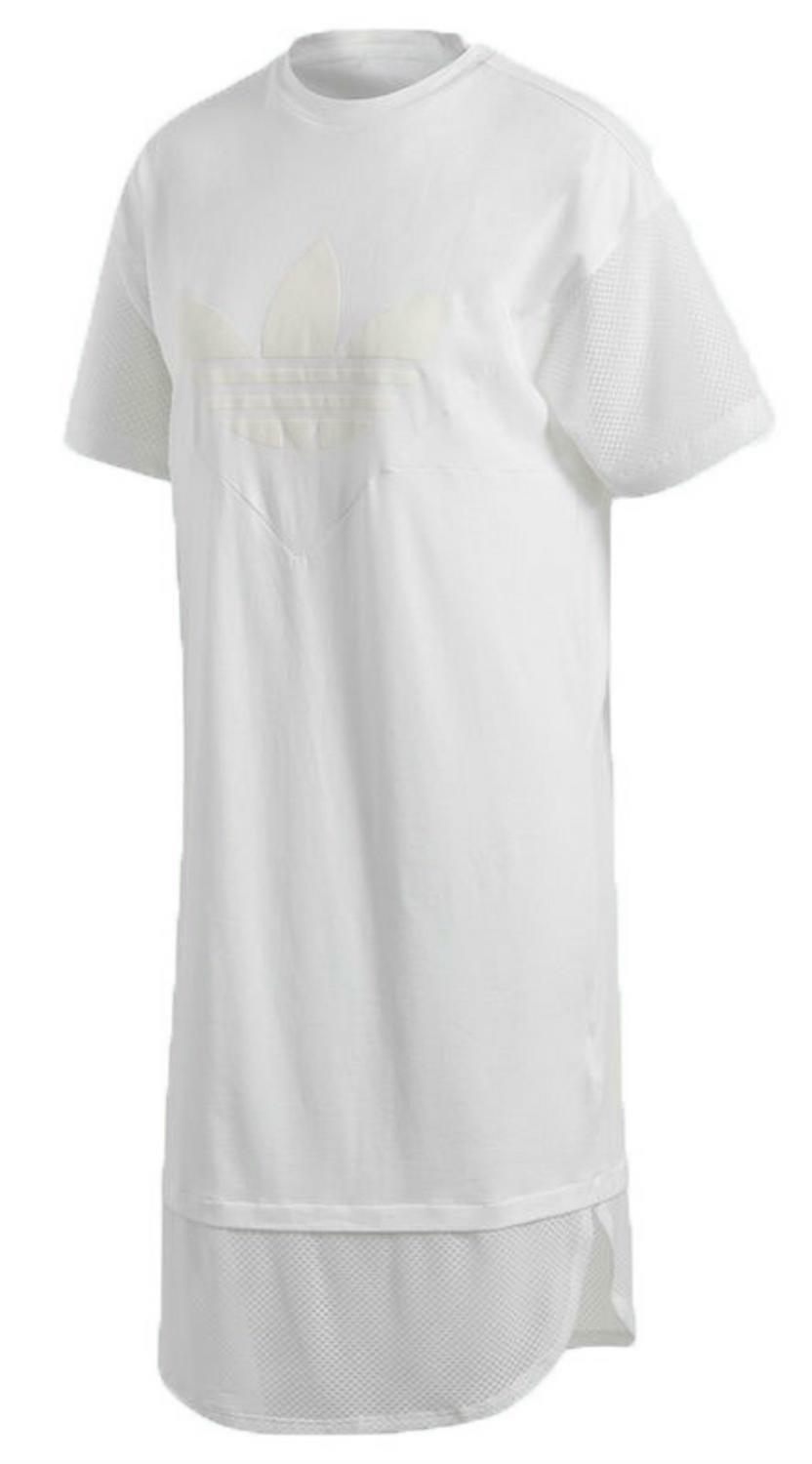 adidas originals adidas colorado t-shirt vestito donna bianco ce4133