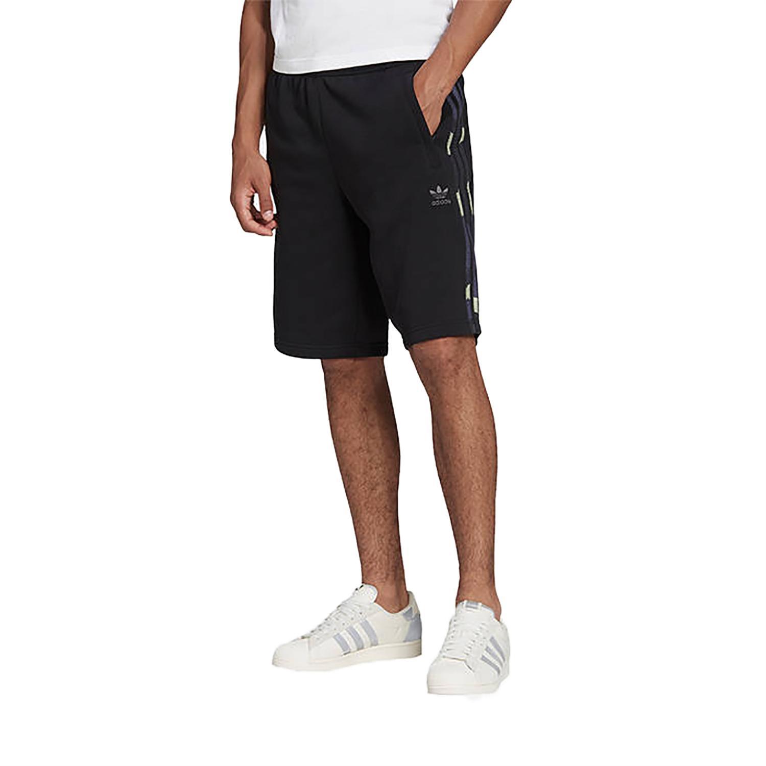 Adidas originals pantaloncini adidas camo shrt fleec hf4874 uomo neri