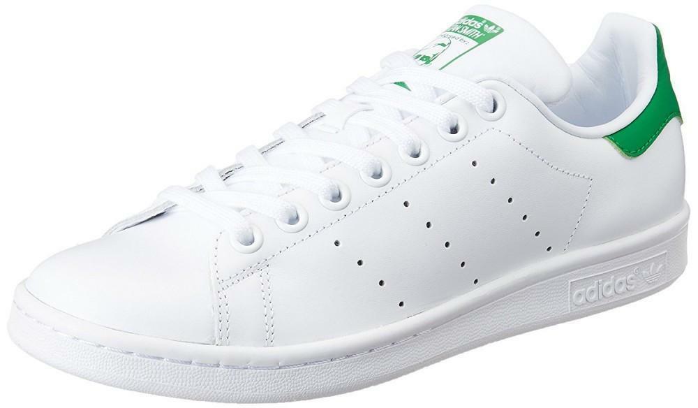 Adidas stan smith w scarpe sportive donna bianche verdi