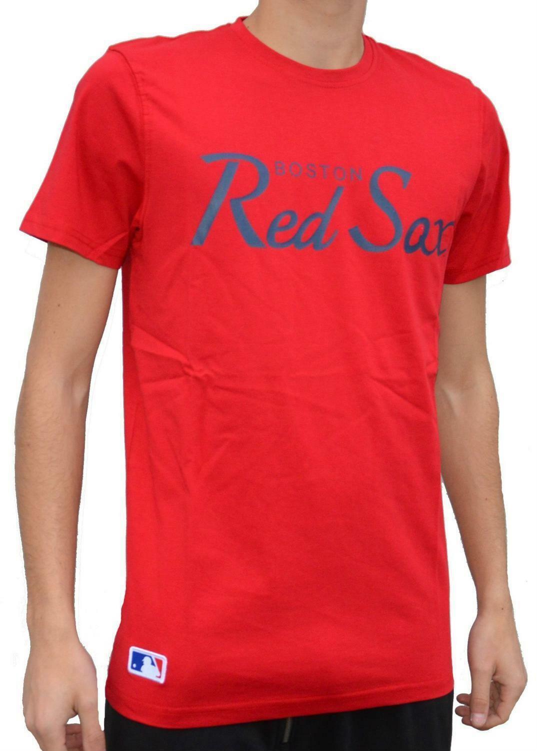 new era new era team app tee t-shirt uomo rossa