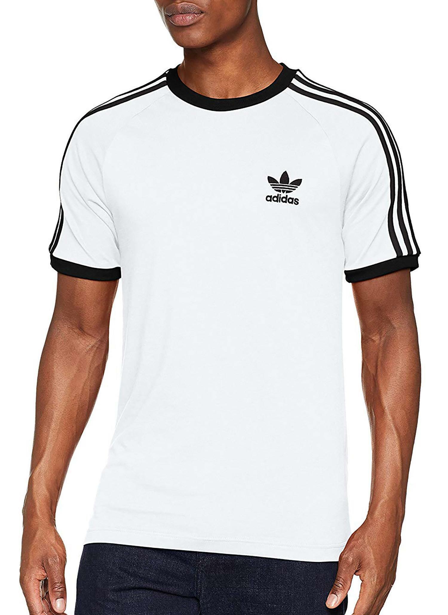 adidas adidas 3-stripes tee t-shirt uomo bianca cw1203