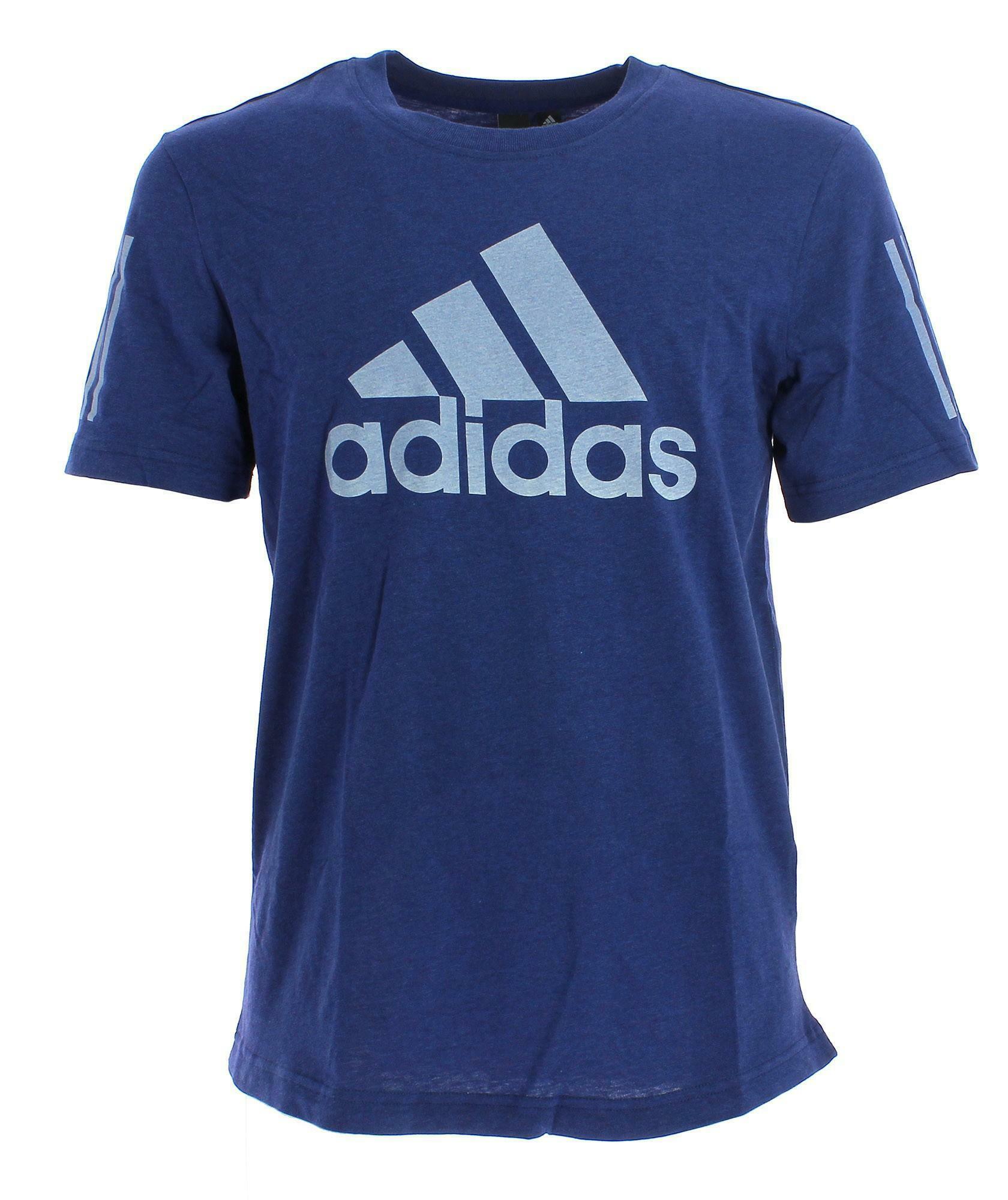 adidas adidas sid logo t-shirt uomo blu dm4062