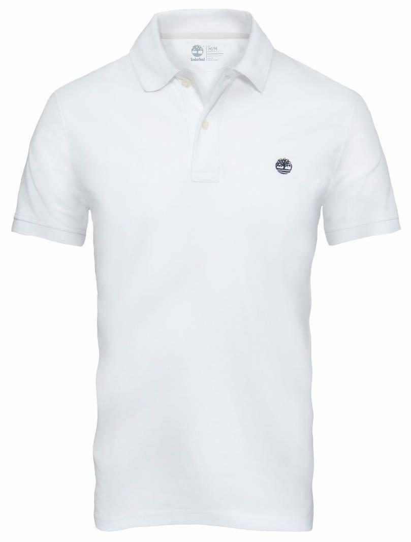 timberland timberland ss polo fit millers river uomo bianca slim fit
