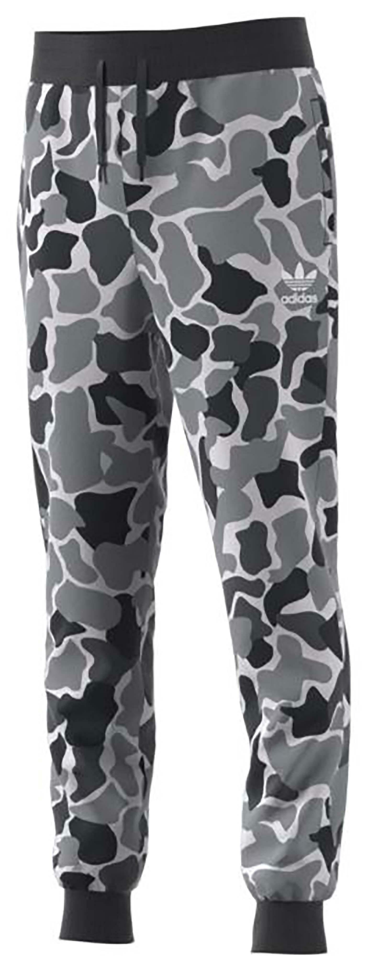 adidas originals adidas j trefoil pantaloni felpati bambino grigio camouflage dh2711