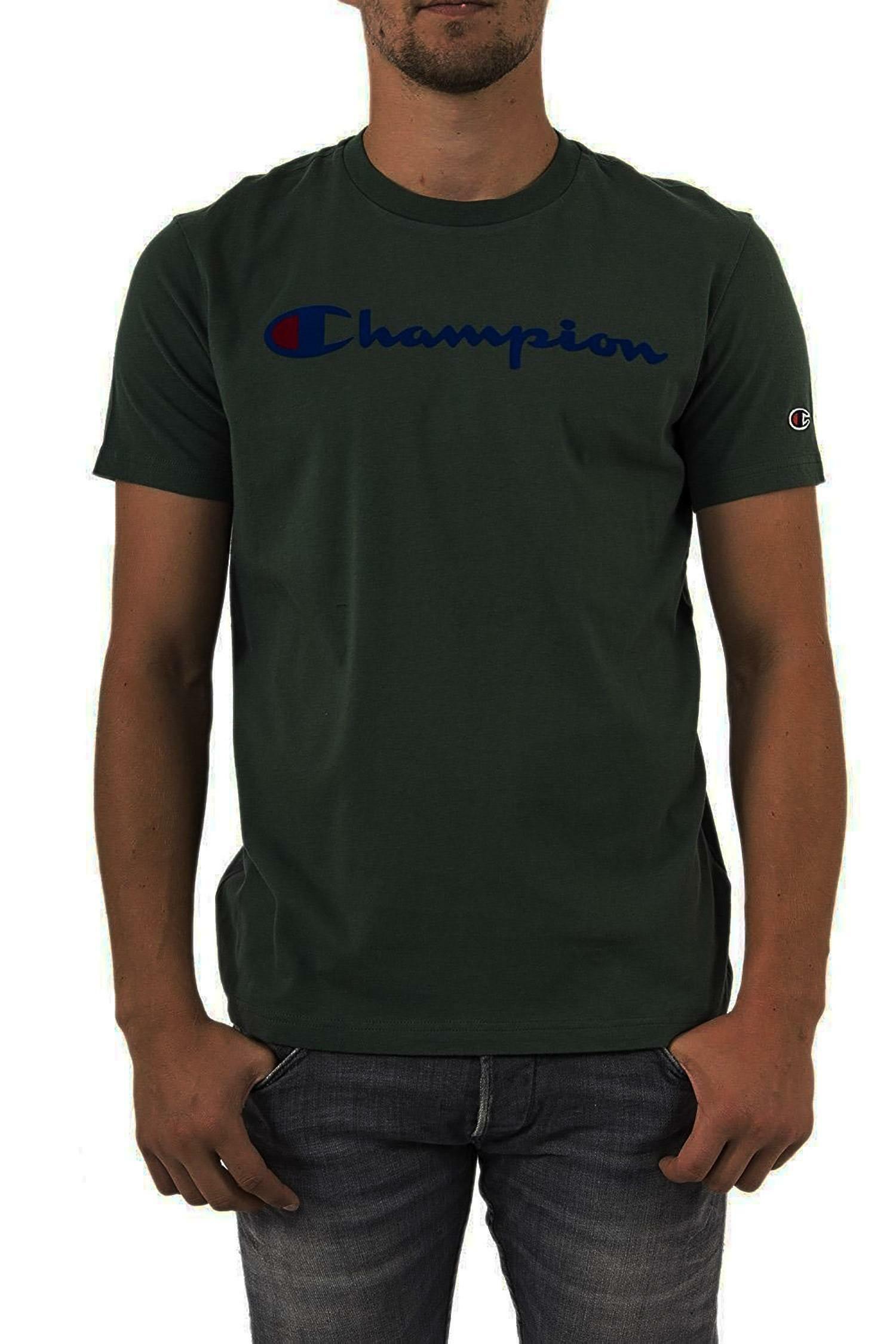 champion champion t-shirt uomo verde 21264gs501