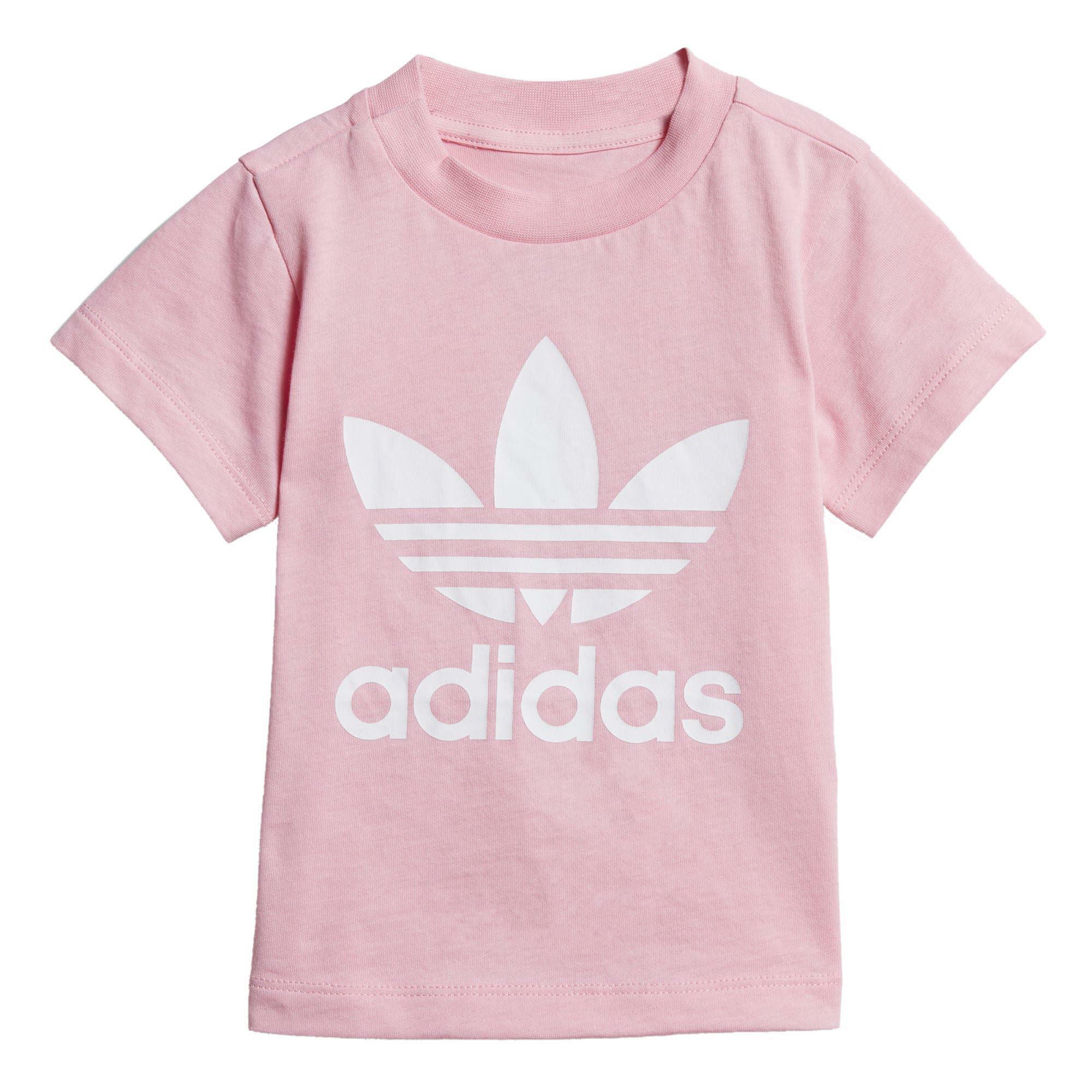 maglietta rosa adidas