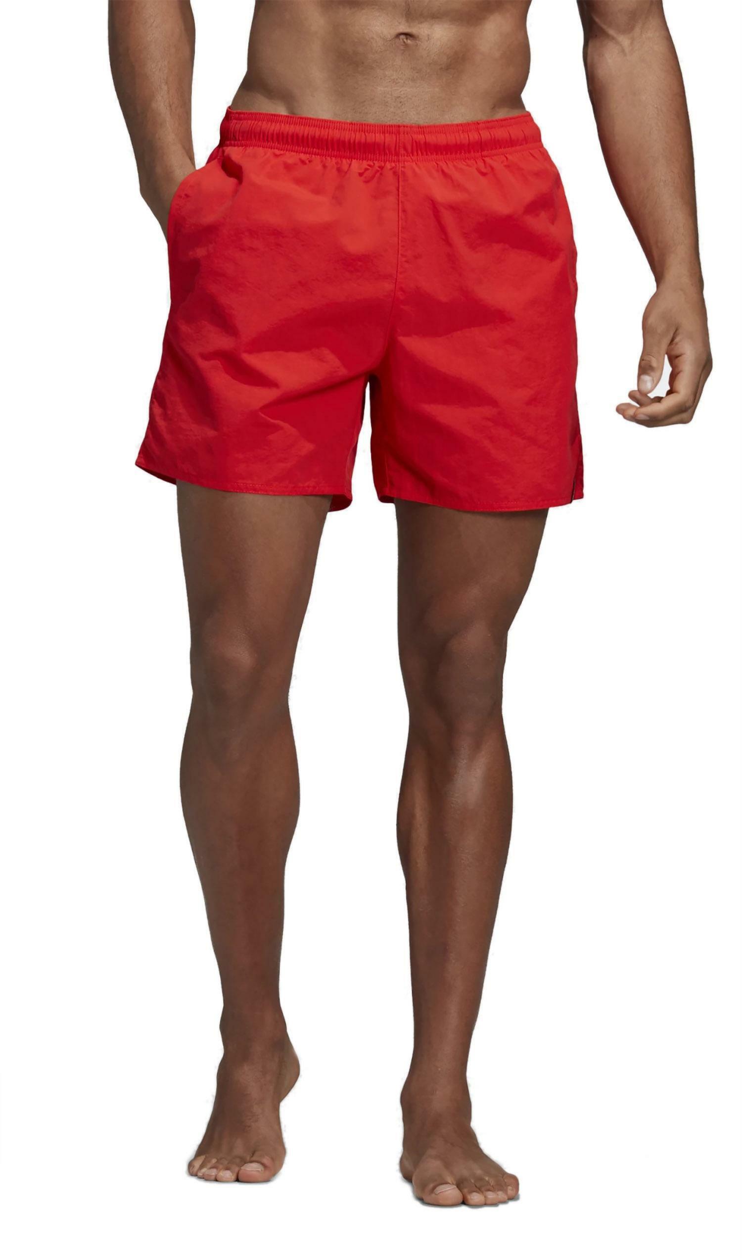 adidas adidas solid sh sl costume da bagno uomo rosso dq2973