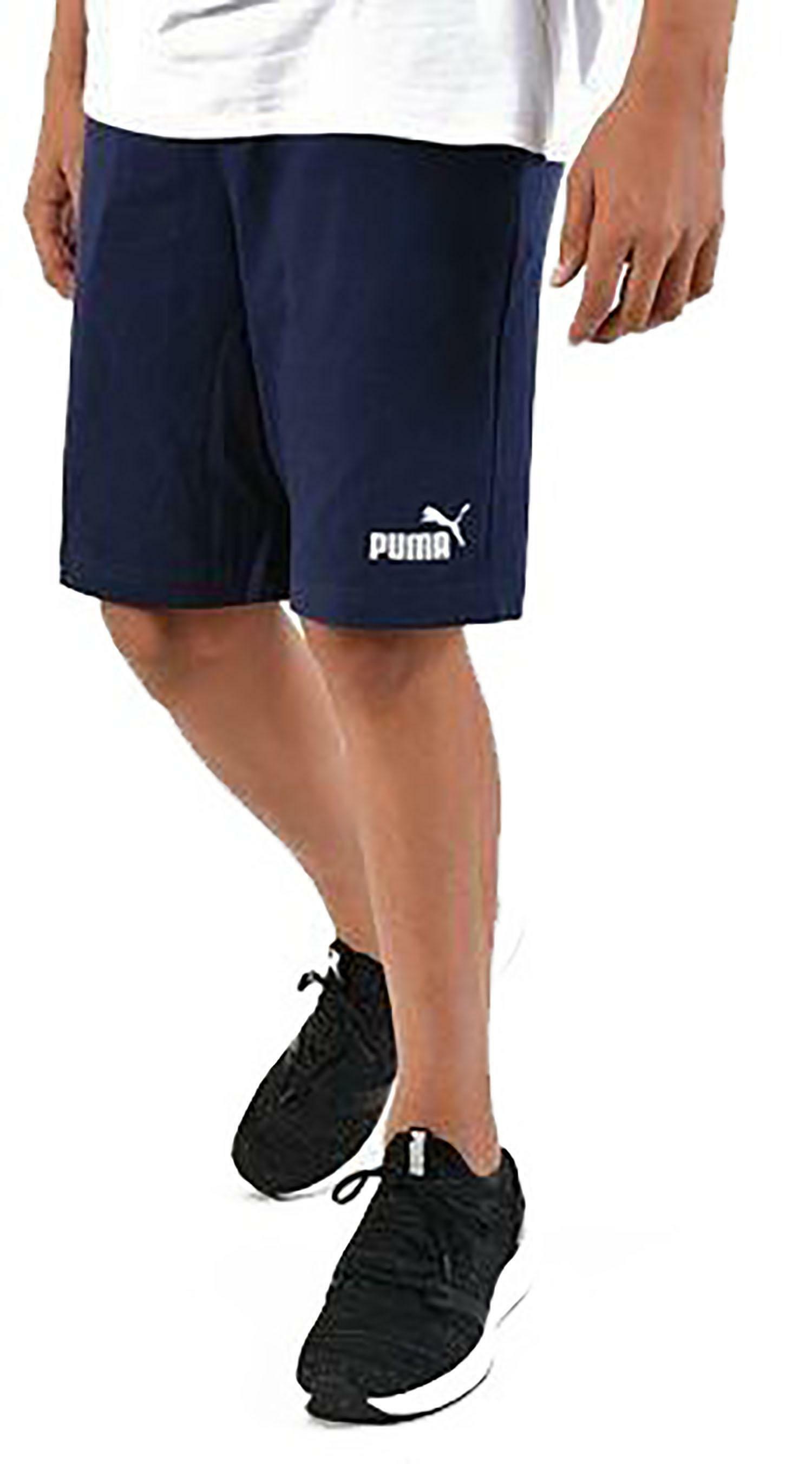 puma puma ess jersey shorts b pantaloncini bambino blu 85443706