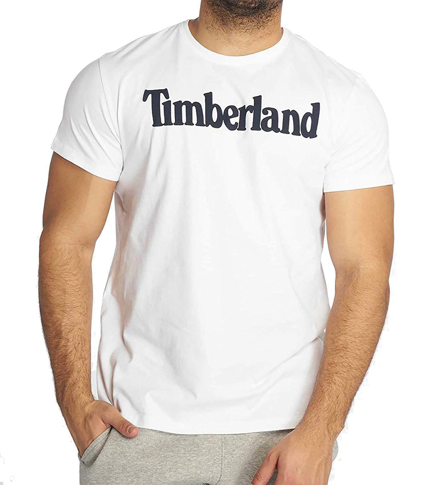 timberland timberland t-shirt uomo bianca tb0a1l60h79