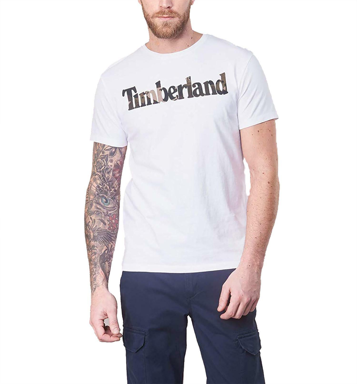 timberland timberland t-shirt uomo bianca tb0a10gbh79