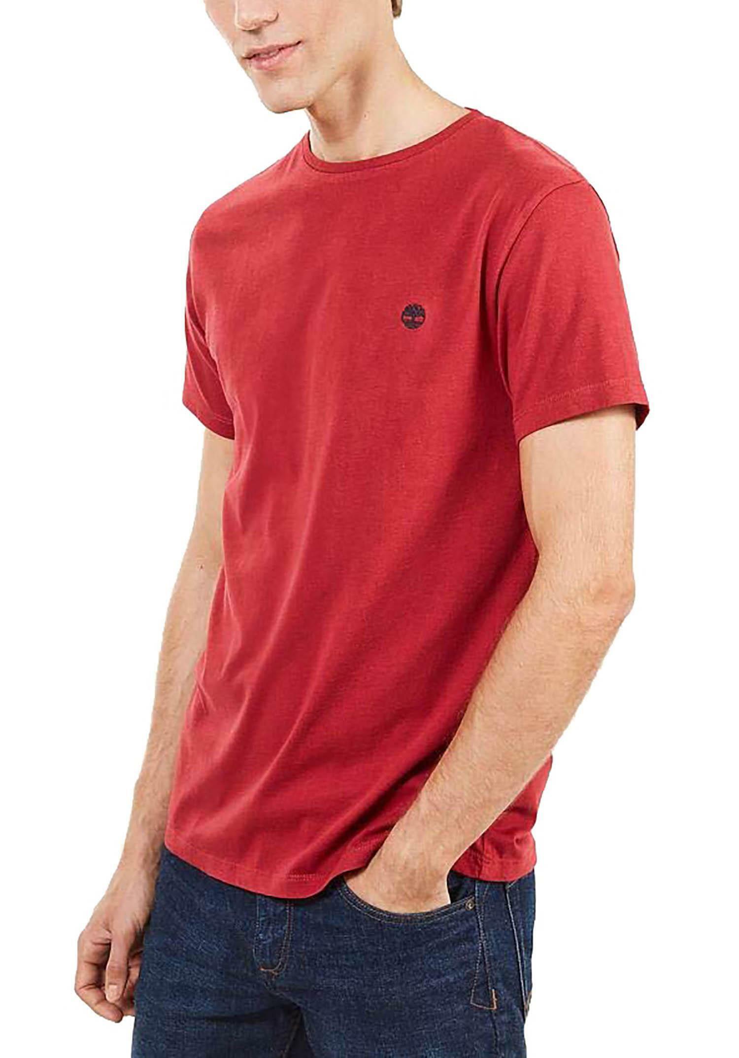 timberland timberland t-shirt uomo rossa a1lotr99