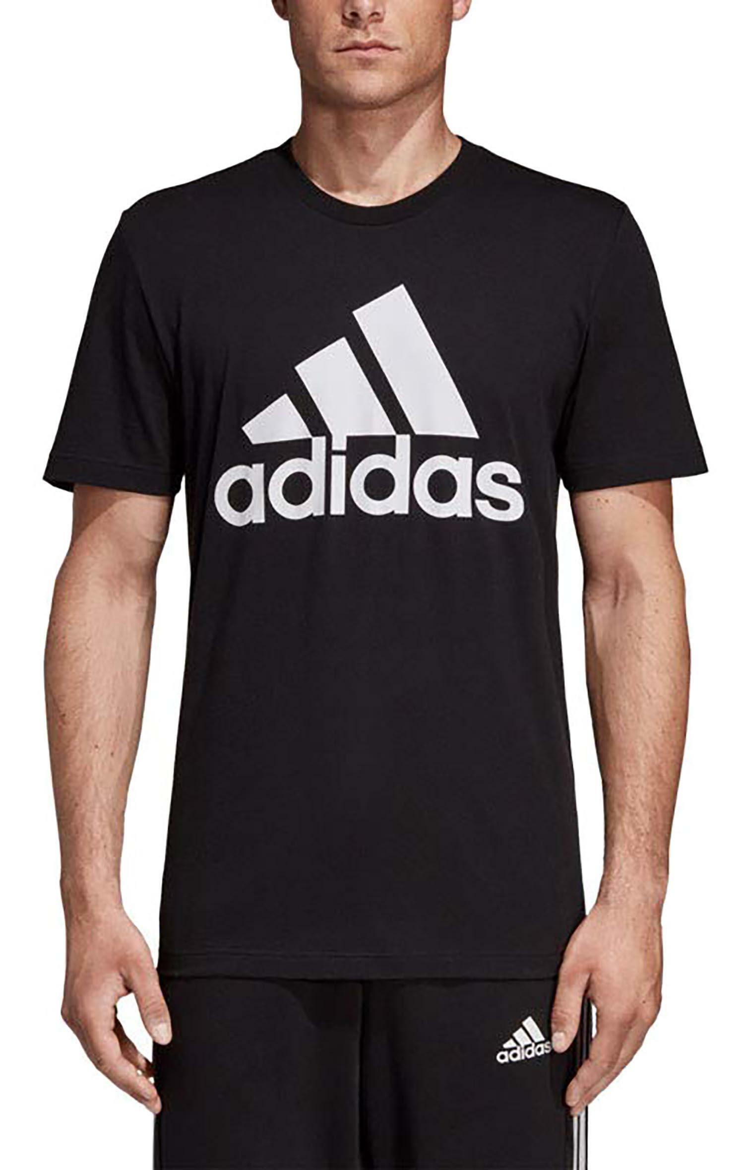 adidas adidas mh bos tee t-shirt uomo nera dt9933