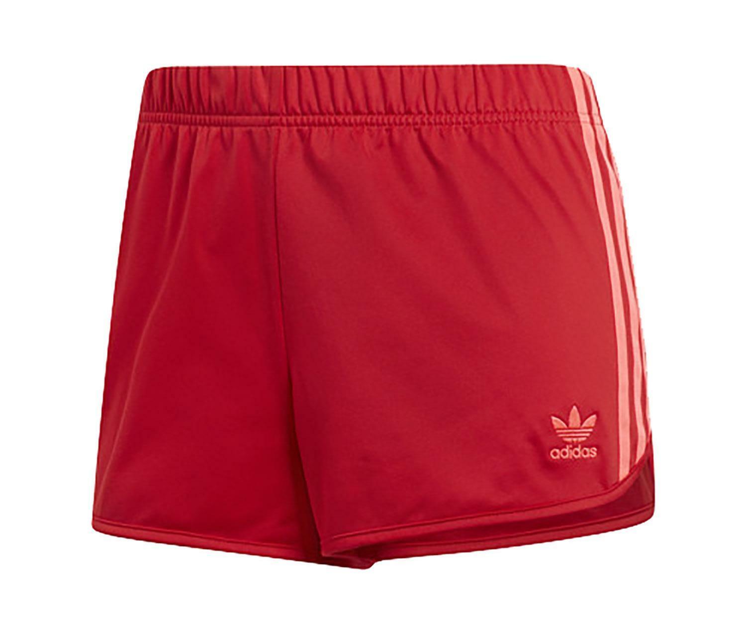 adidas adidas 3 str short pantaloncini donna rossi ek2982