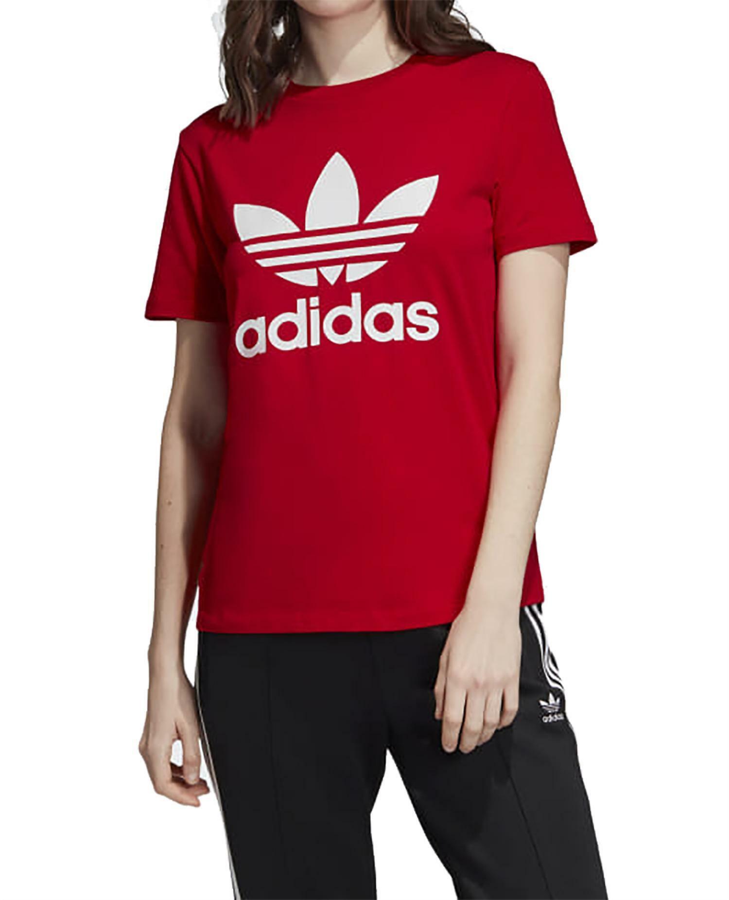 adidas t shirt donna rosse