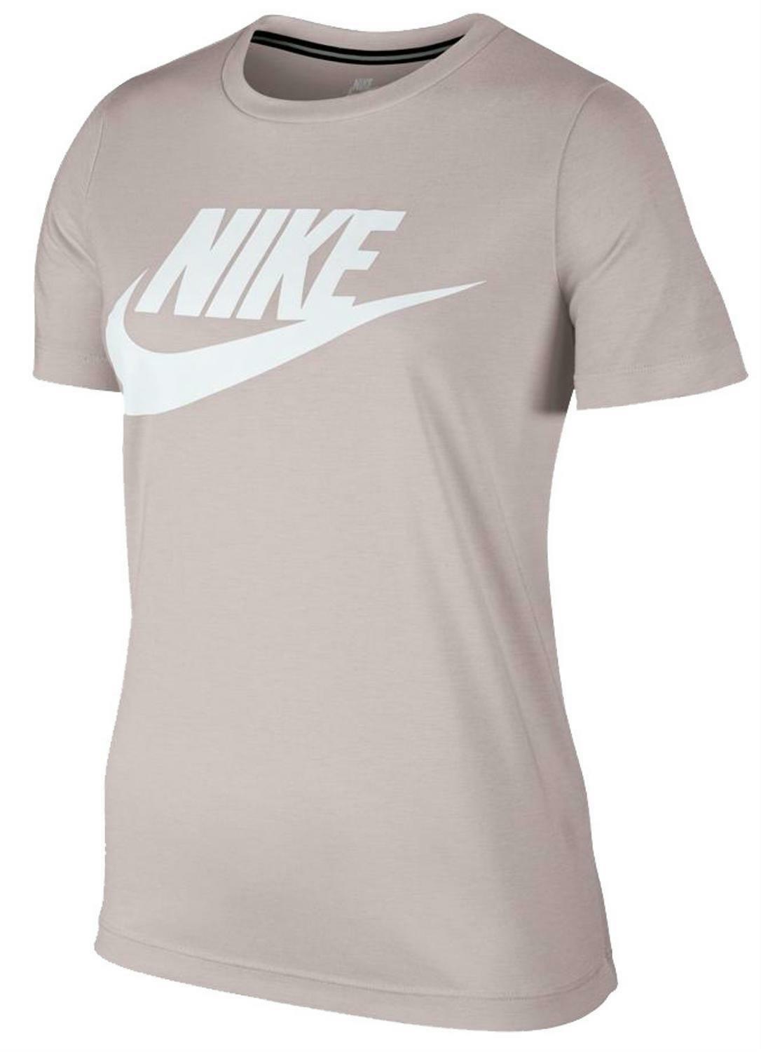 nike nike w nsw essential t-shirt donna rosa