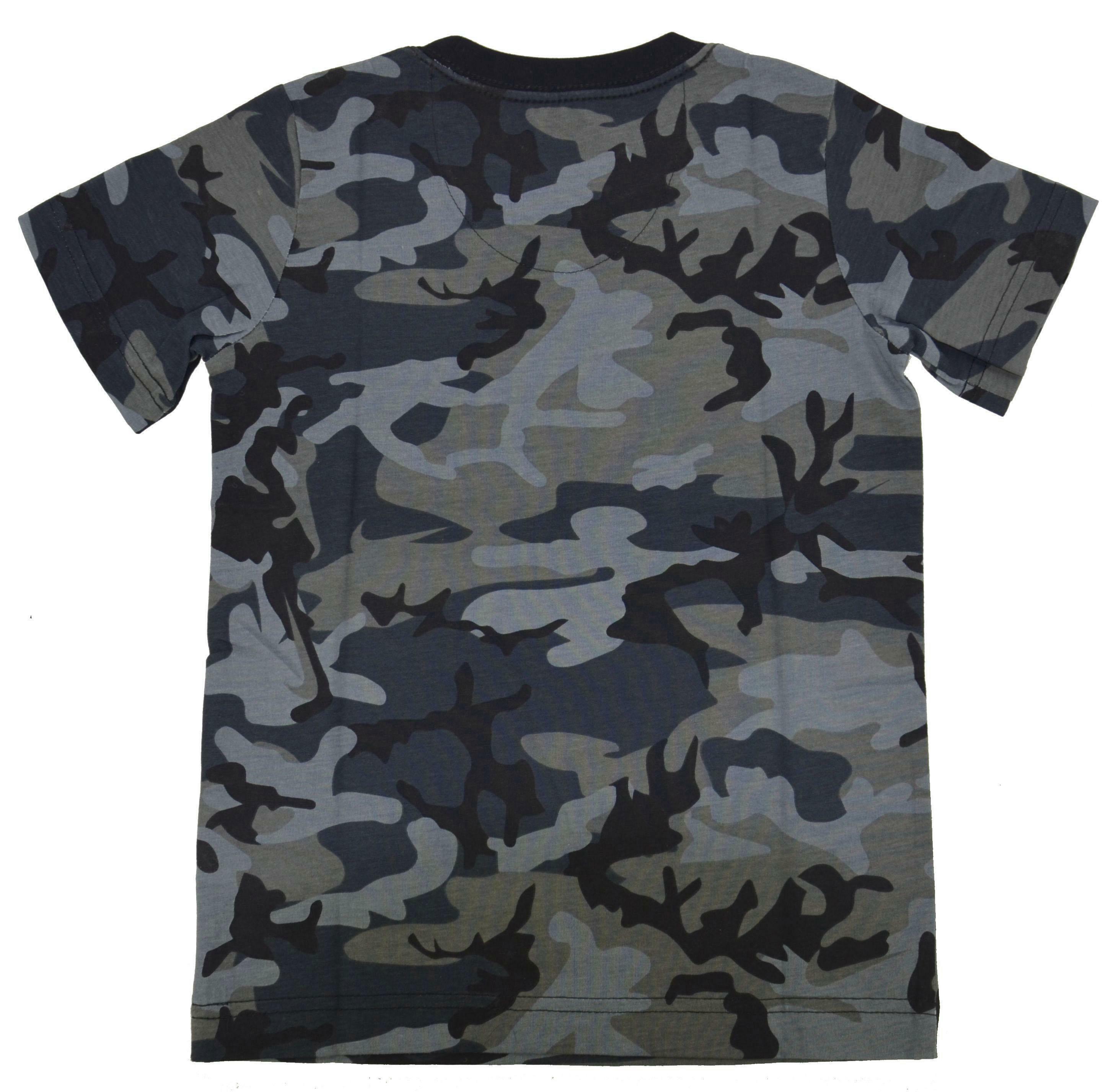 nike nike t-shirt bambino camouflage grigia 8ud858023