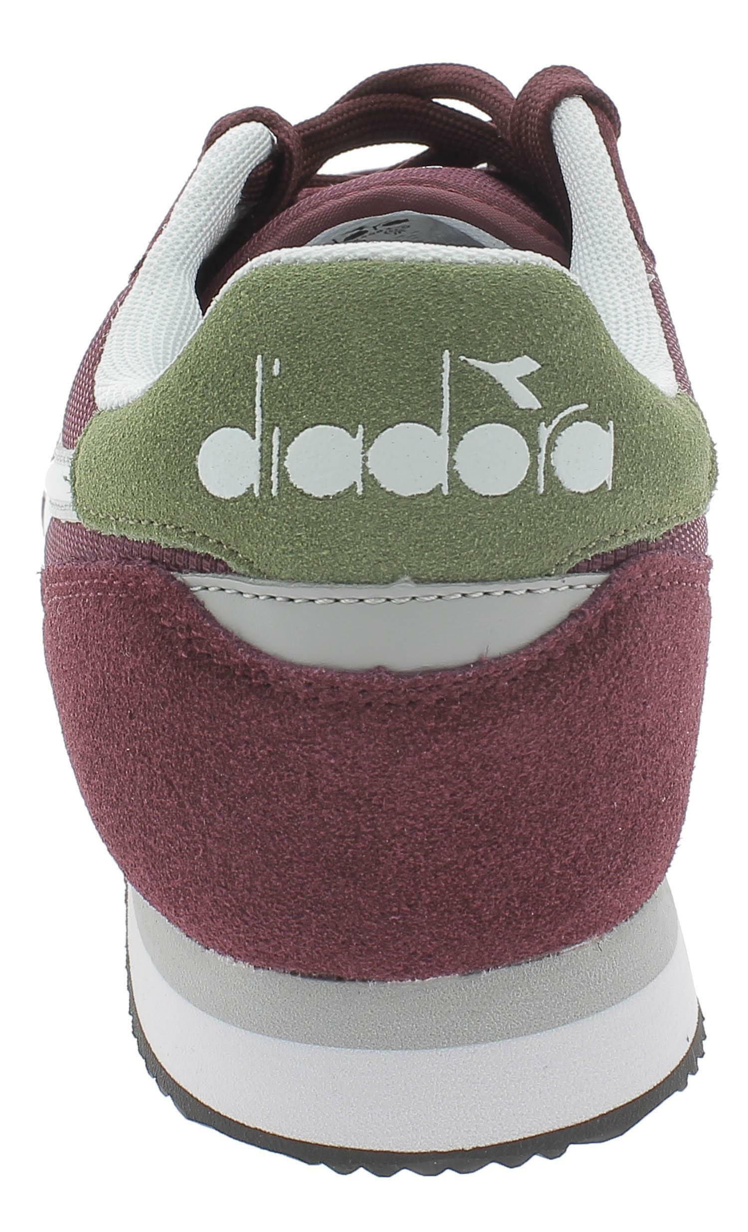 diadora diadora simple run scarpe sportive uomo bordeaux 17374555086