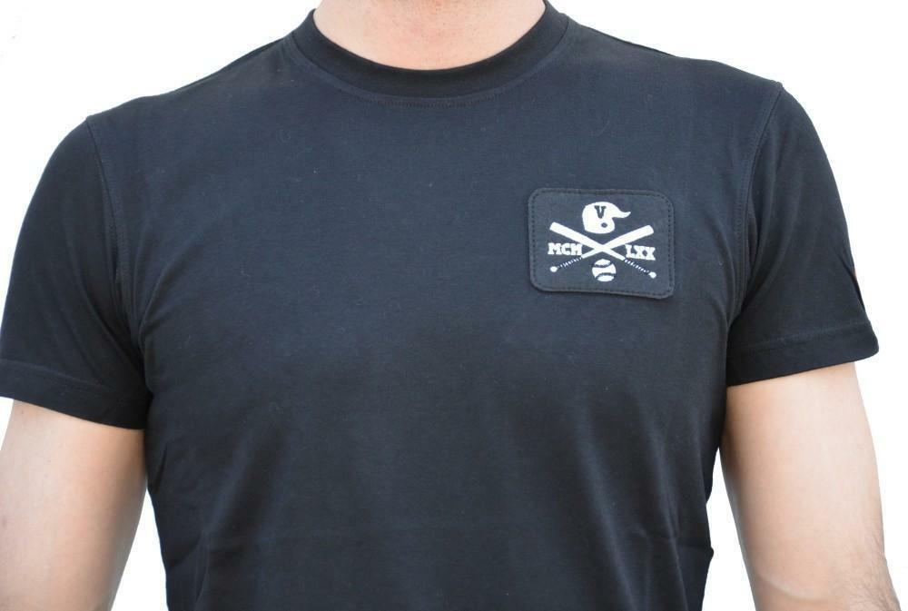 new era new era lxx patch t-shirt uomo nera