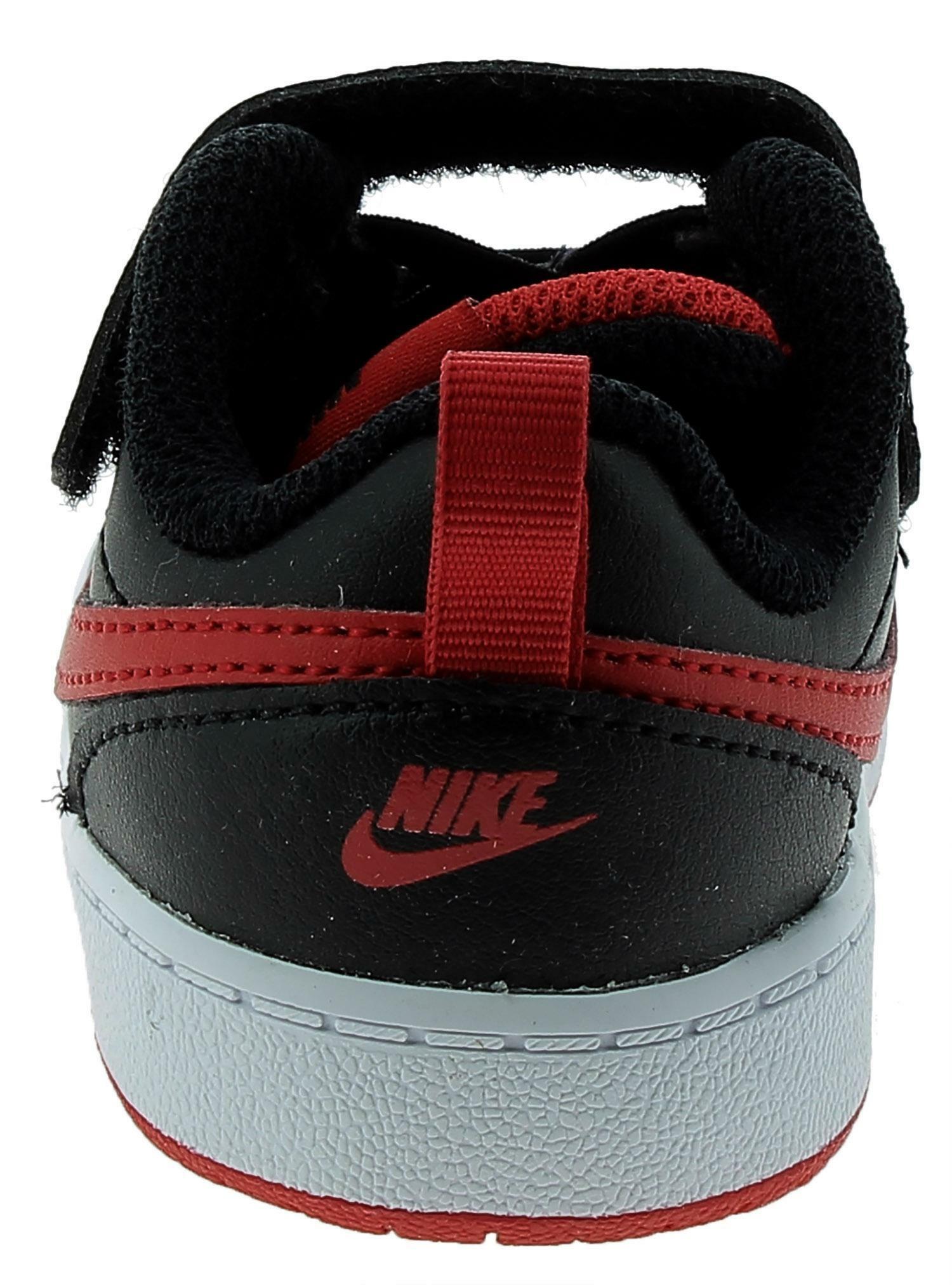 Nike court borough low 2 scarpe sportive bambino nere bq5453007