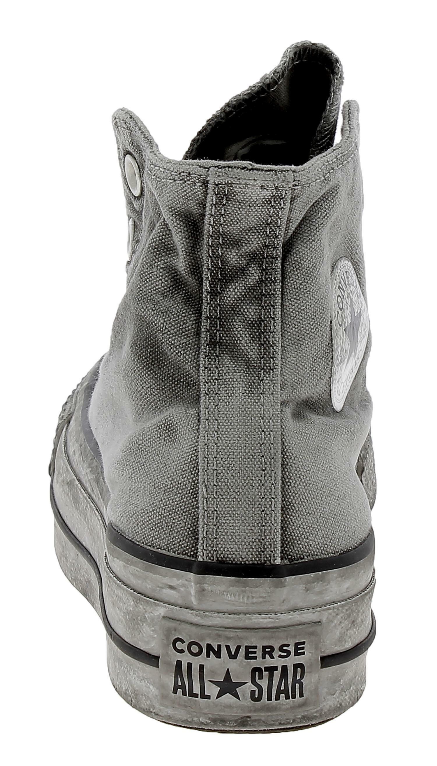 converse grigie platform