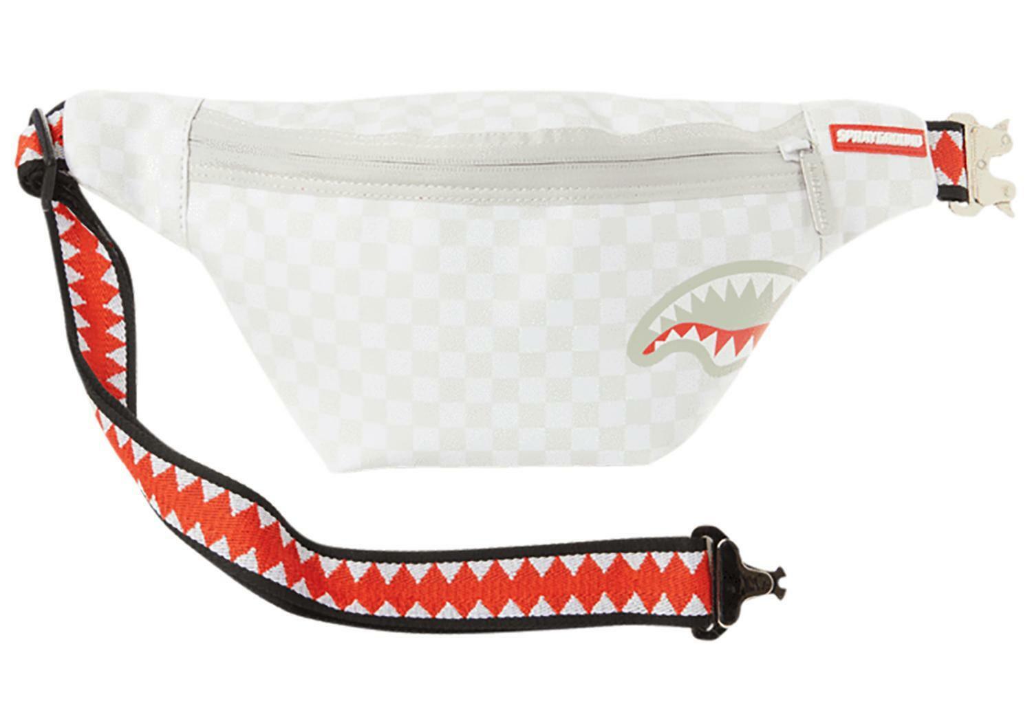 Sprayground sprayground mean \u0026 clean savvy crossbody marsupio bianco  910b3334nsz