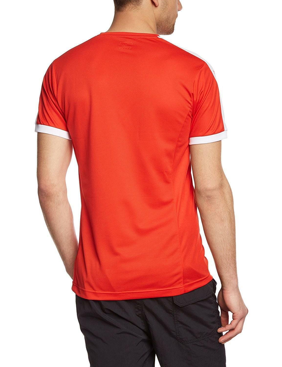 puma puma pitch team t-shirt uomo rossa 70207001