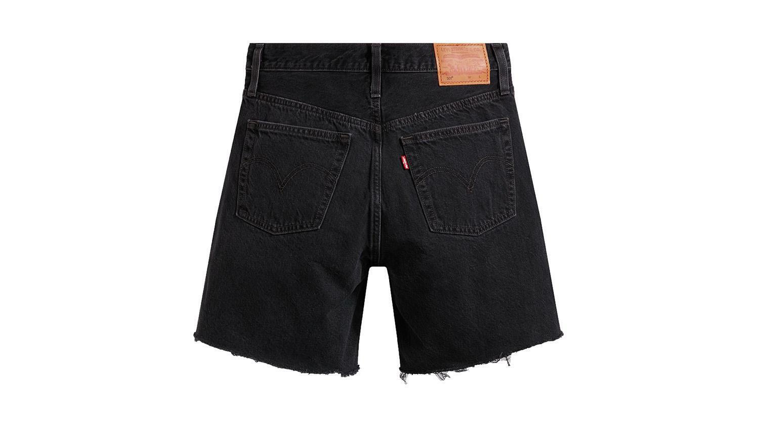 Levi's pantaloncini levi's 501® mid thigh shorts 858330016 donna neri