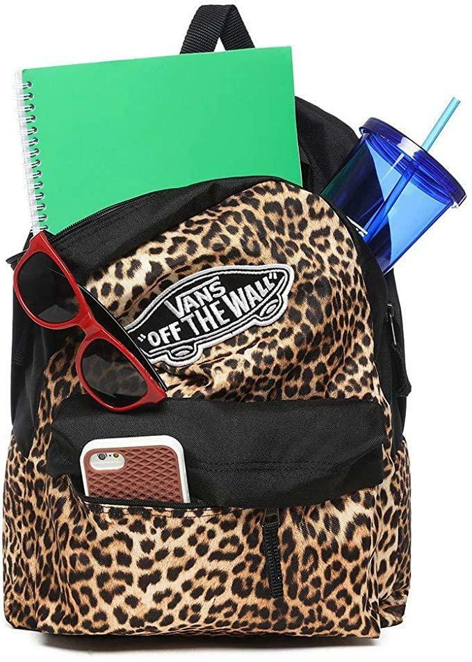 zaino vans nero leopardato