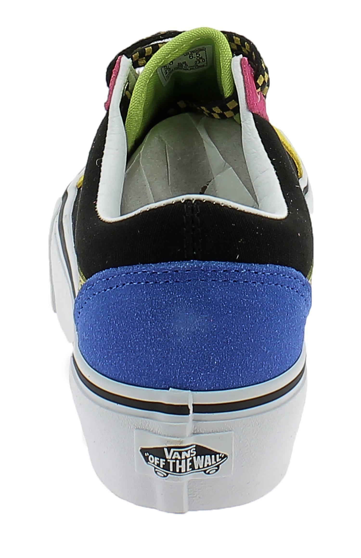 vans platform donna blu