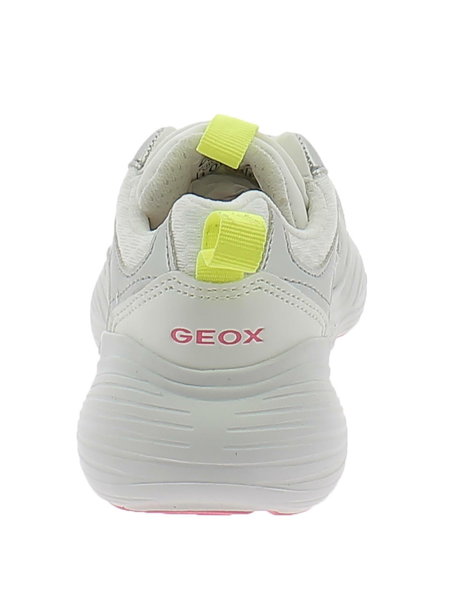 geox scarpe sportive geox j bubblex g j04cnbc0007 bambina bianche