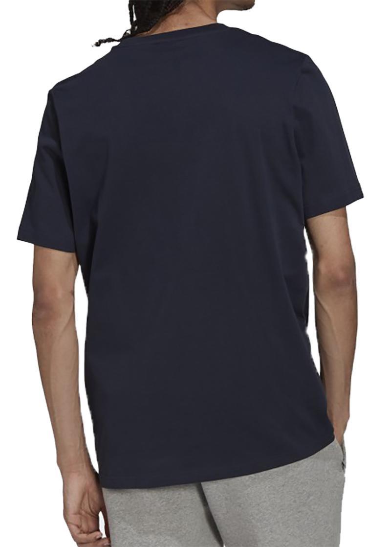Adidas t-shirt adidas camo infill h13496 uomo blu scuro