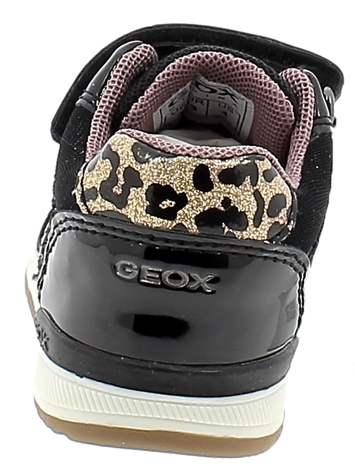 geox scarpe sportive geox b rishon g b160la0bl02l9999 bambina nere