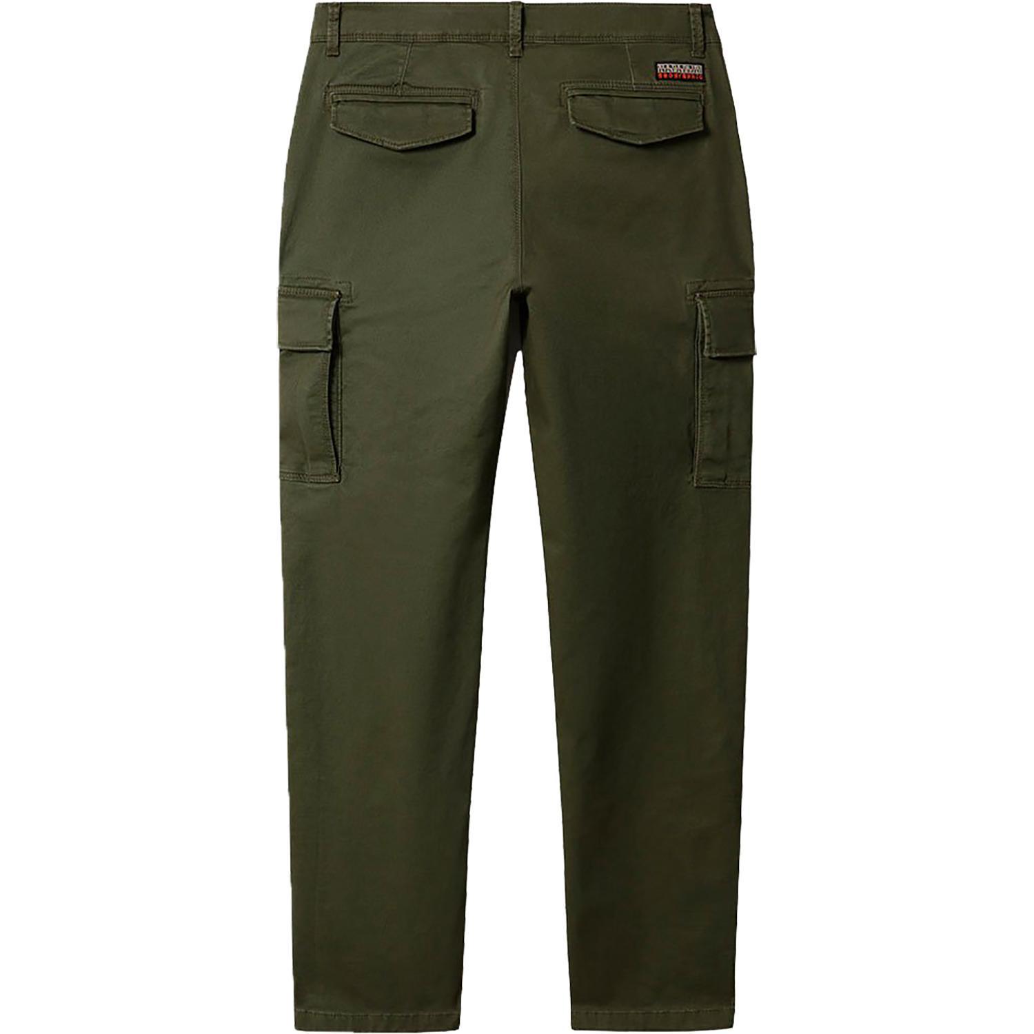 Napapijri pantaloni napapijri cargo moto np0a4fr3ge41 uomo verde militare