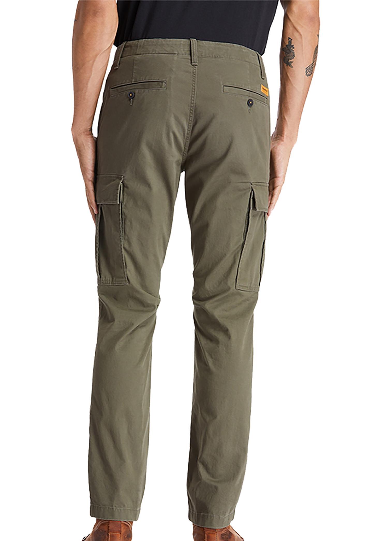Timberland pantaloni timberland twill cargo tb0a2czha58 uomo verdi