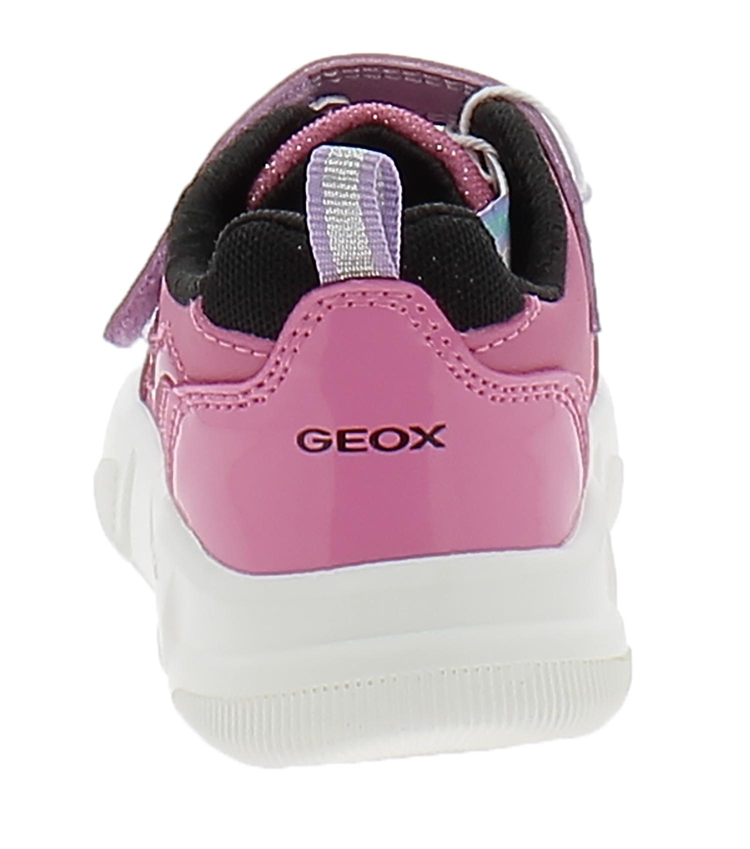 geox scarpe sportive geox j aril j16dla05402c8062 bambina rosa
