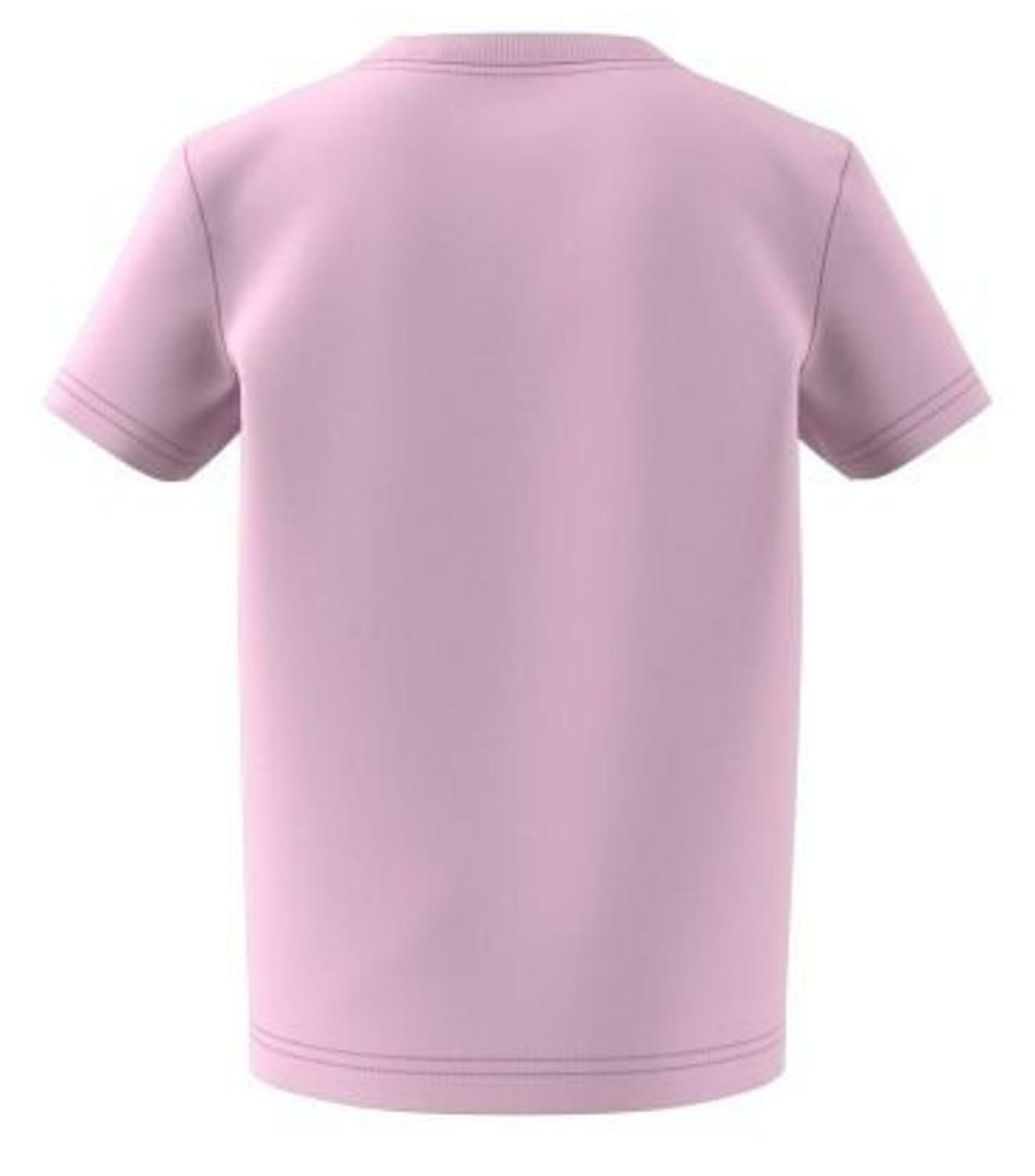 adidas adidas l trf tee t-shirt bambina rosa
