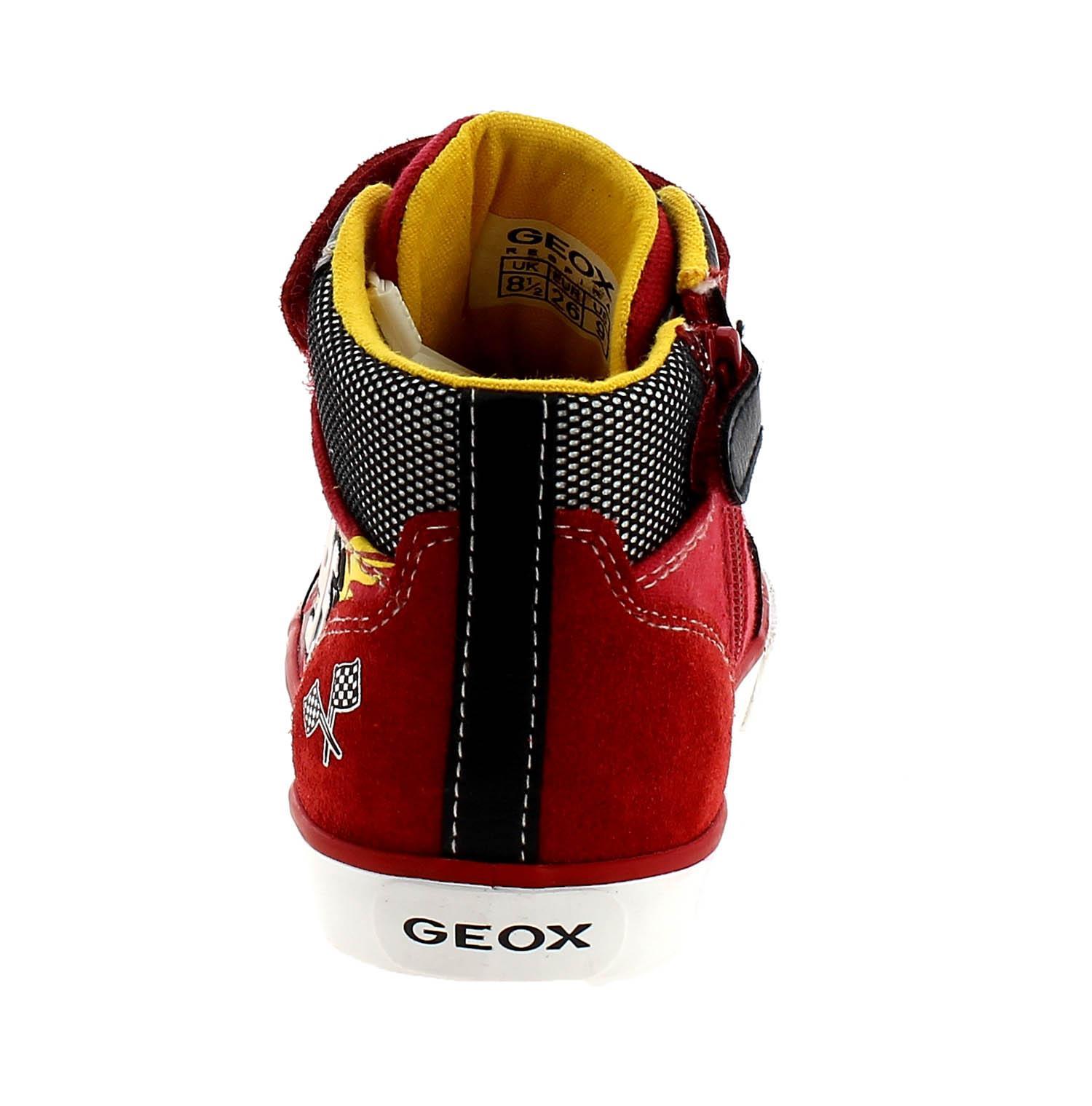 geox scarpe sportive geox b kilwi b. b25a7d01022c0020 bambino rosse cars
