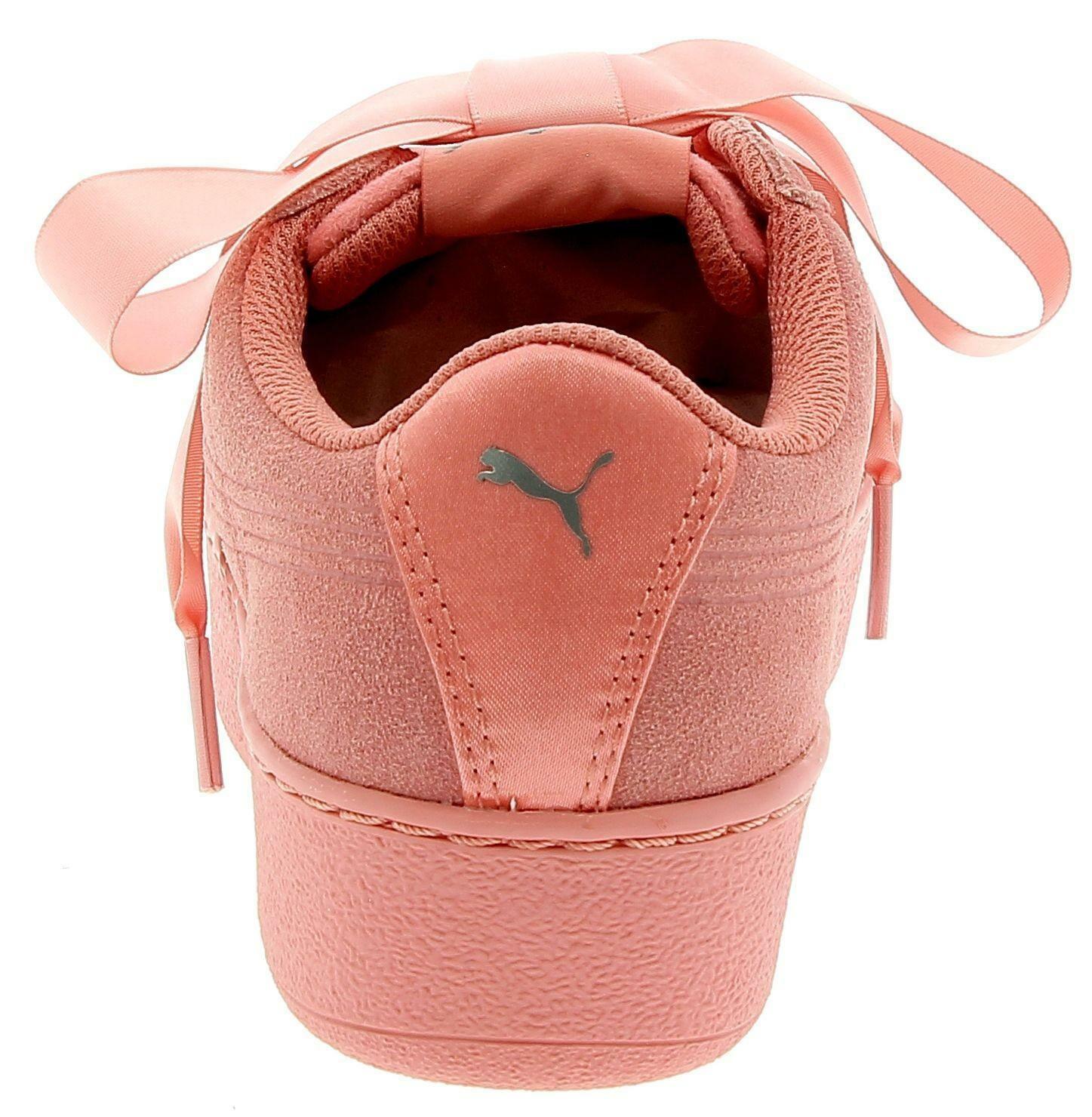 puma puma vikky platform ribbon s scarpe sportive rosa donna 36641803